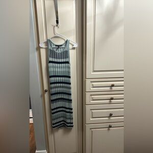 Multi color White House black market tank dress.